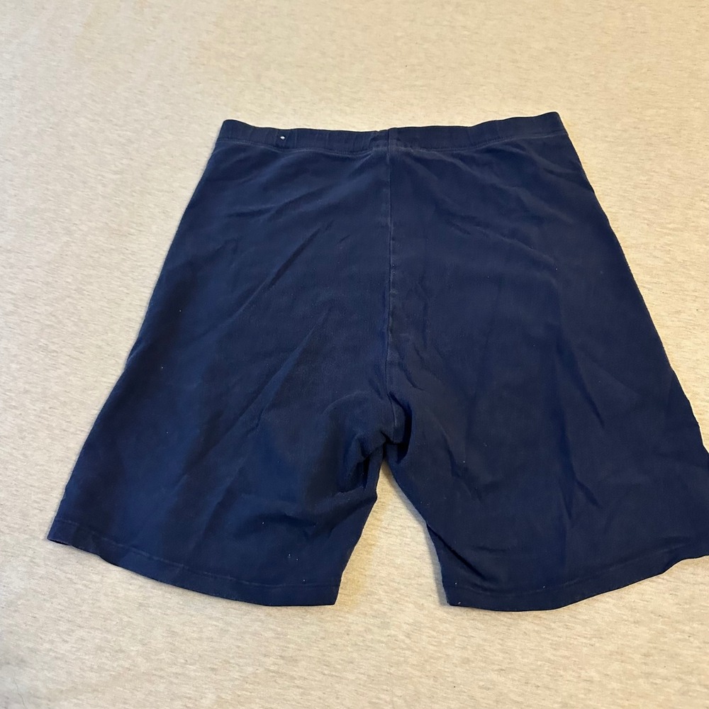 Pink Victoria's Secret Yoga Bike Shorts Navy Blue Women Small Athletic Workout - Picture 6 of 6
